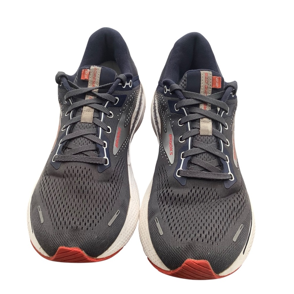 Brooks Adrenaline GTS 22 Gray and Red Sneakers‎ size 11